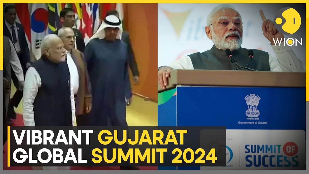 Gujarat Summit 2024: PM Modi inaugurates event, focus on Start-Up's, Blue & Green Economy | WION