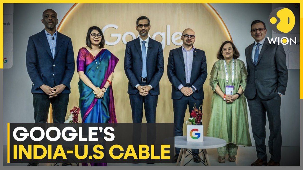 Google Plans New Subsea Cable To Link India With US Networks In $15B AI Connectivity Push | WION