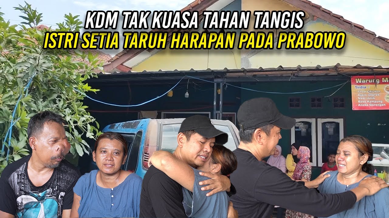 KDM TAK KUASA TAHAN TANGIS | PEREMPUAN SETIA TARUH HARAPAN PADA PRABOWO
