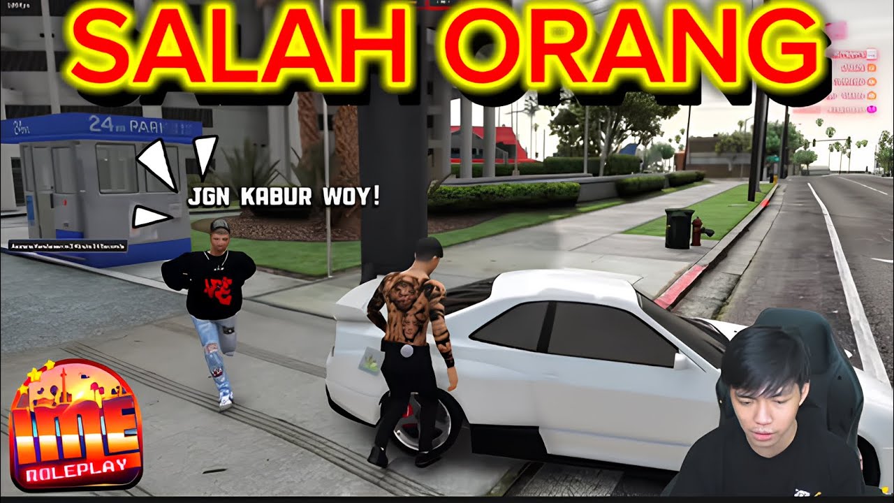 NGAKAK‼️MUNGKUNG SALAH ORANG DI DEPAN HUD NYA - GTA 5 ROLEPLAY #slebewgaming #msf #imerp 