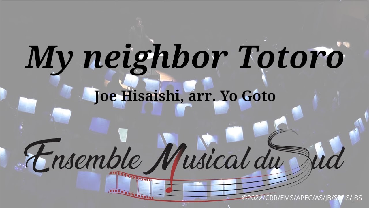 EMS - My neighbor Totoro (illustrated version) - Joe Hisaishi, arr. Yo Goto