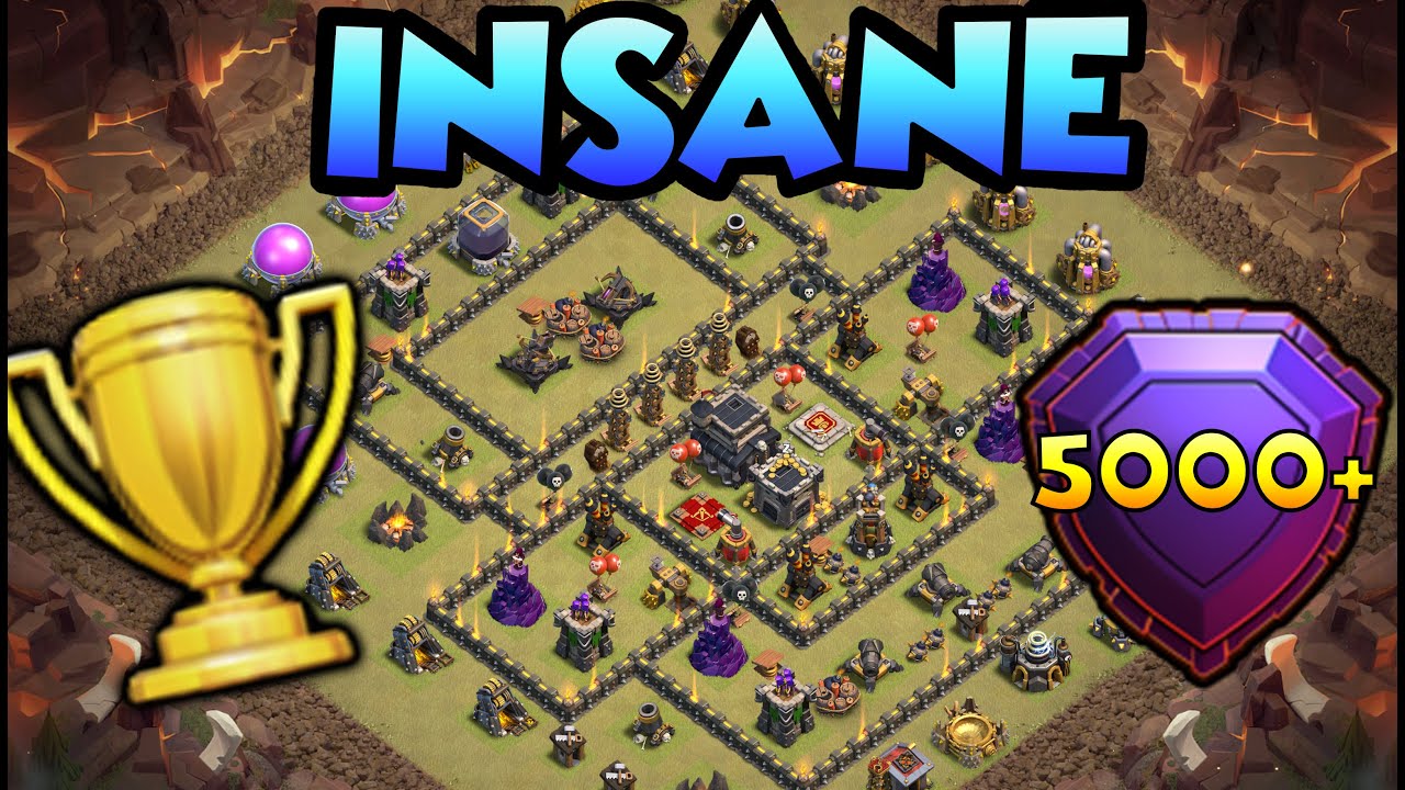 *TOP 35* TOWN HALL 9 WAR BASES WITH LINKS - COC BEST TH9 BASE WITH LINK - BEST TH9 WAR CWL BASE 2020