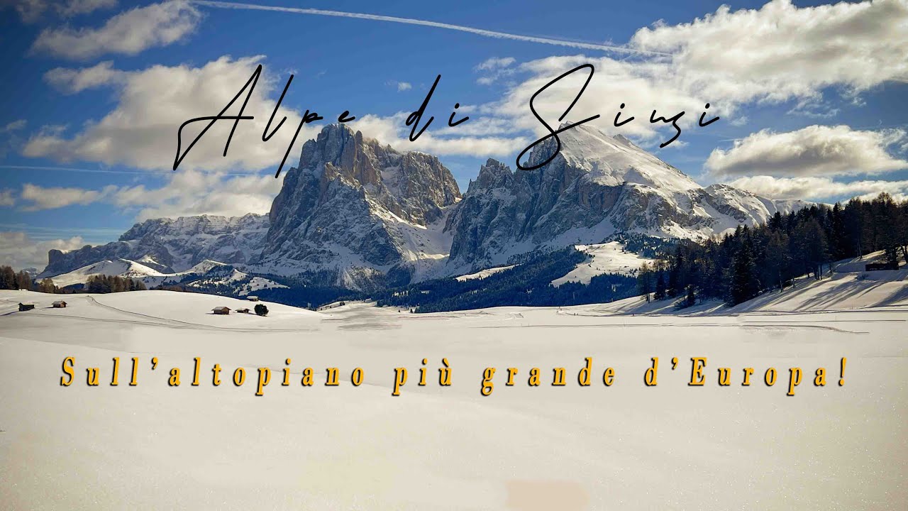 ALPE DI SIUSI - Bellissimo trekking invernale sull'altopiano più grande d'Europa - Alto Adige