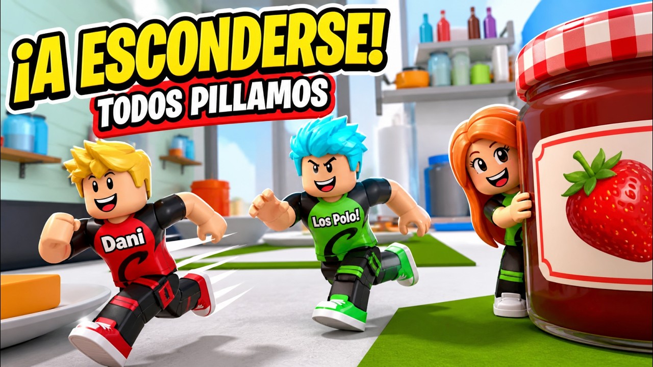 Al escondite en ROBLOX Hide and Seek y TODOS pillamos!!