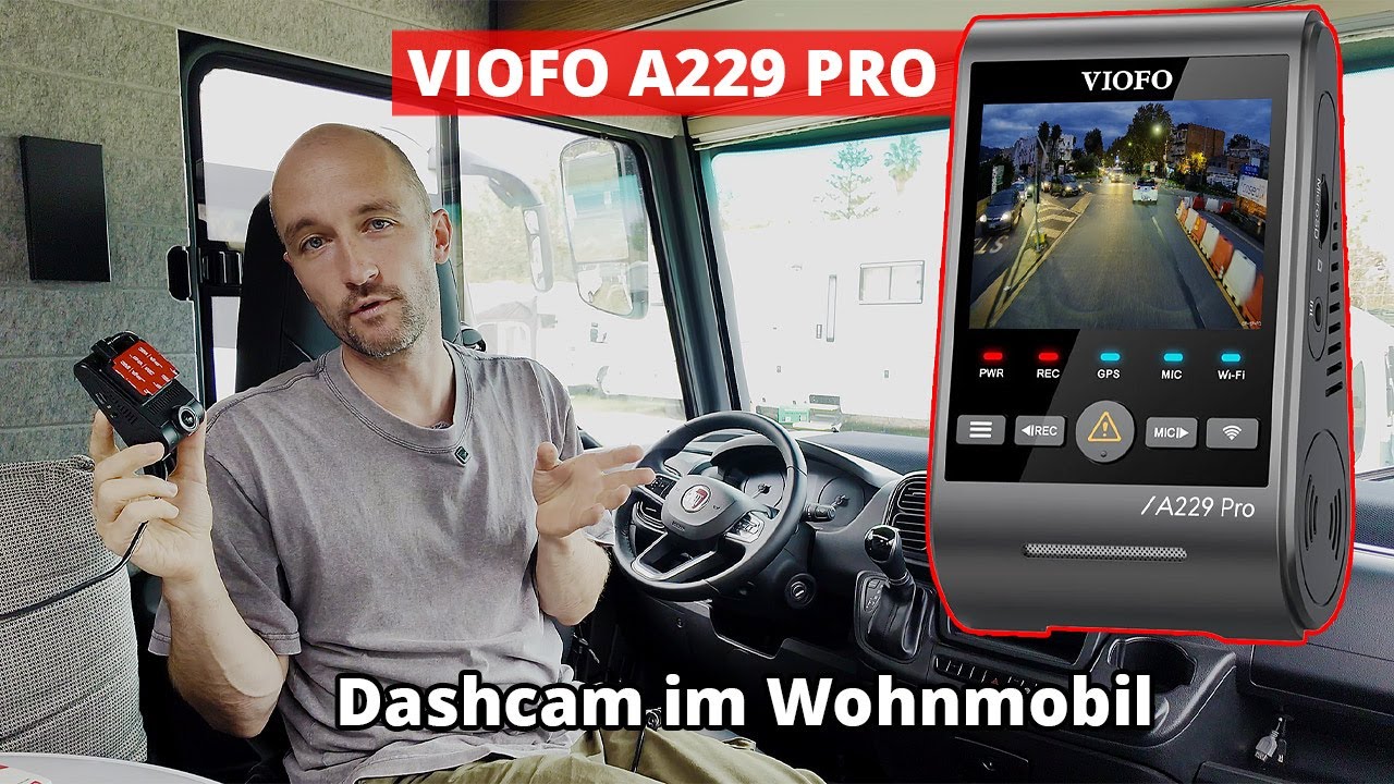 4K Dashcam Review Viofo A229 PRO (im Wohnmobil) - HDR-Funktion - Vergleich mit DJI Pocket 3