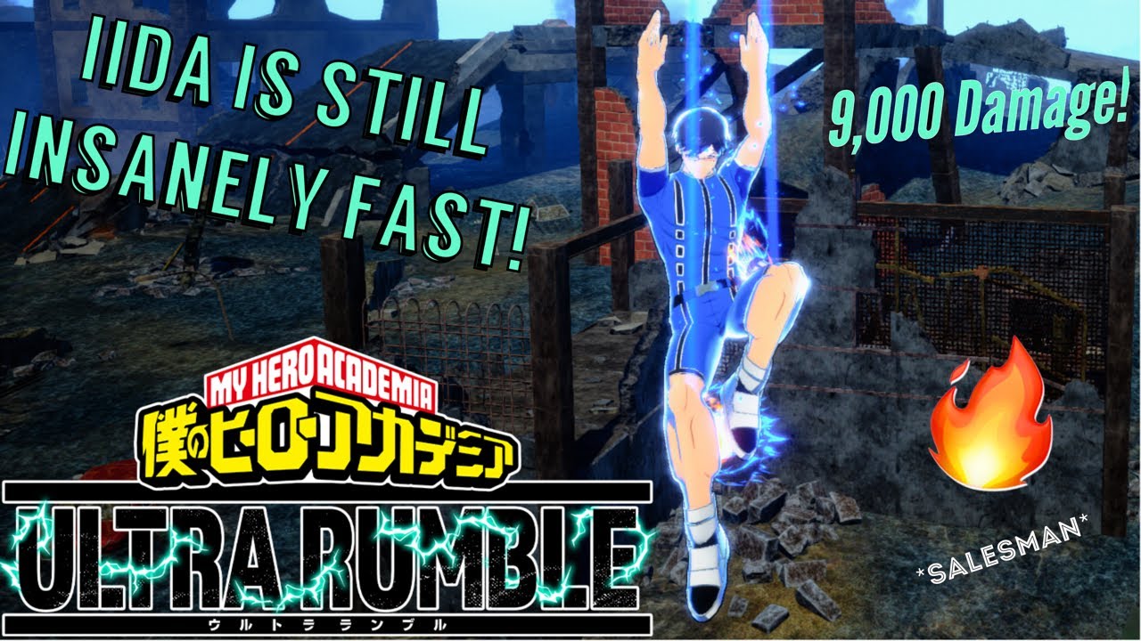 Speed Demon Tenya Iida Destroys Lobbies In My Hero Ultra Rumble!(Kinda)
