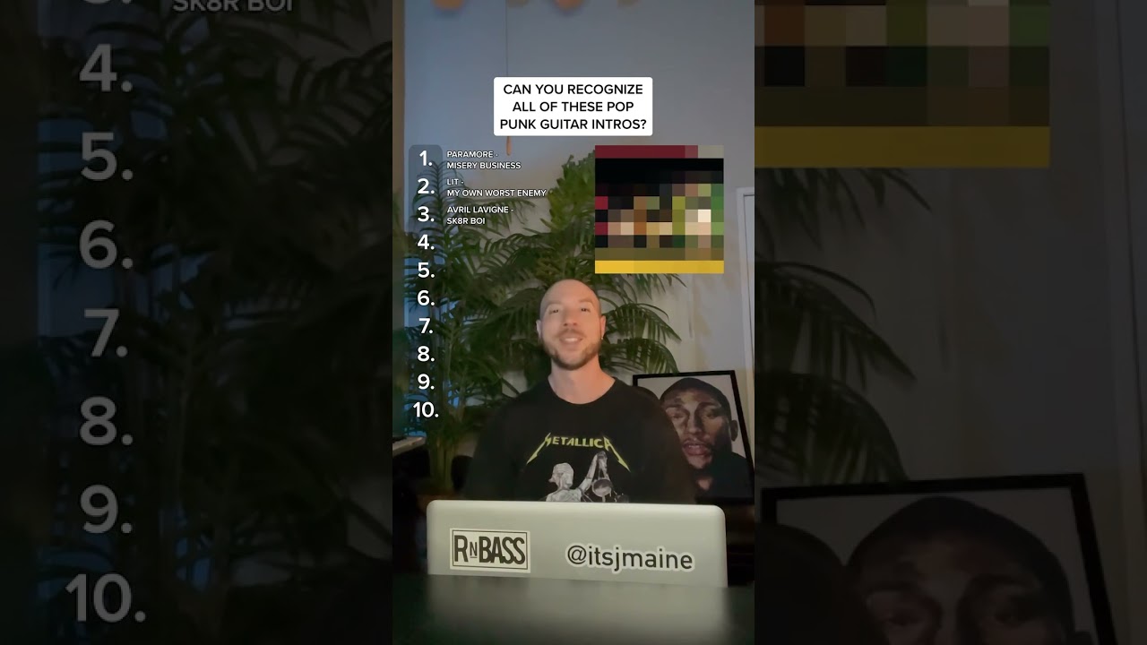 Can You Recognize All Of These Pop Punk Guitar Intros? Paramore, Green Day, etc 