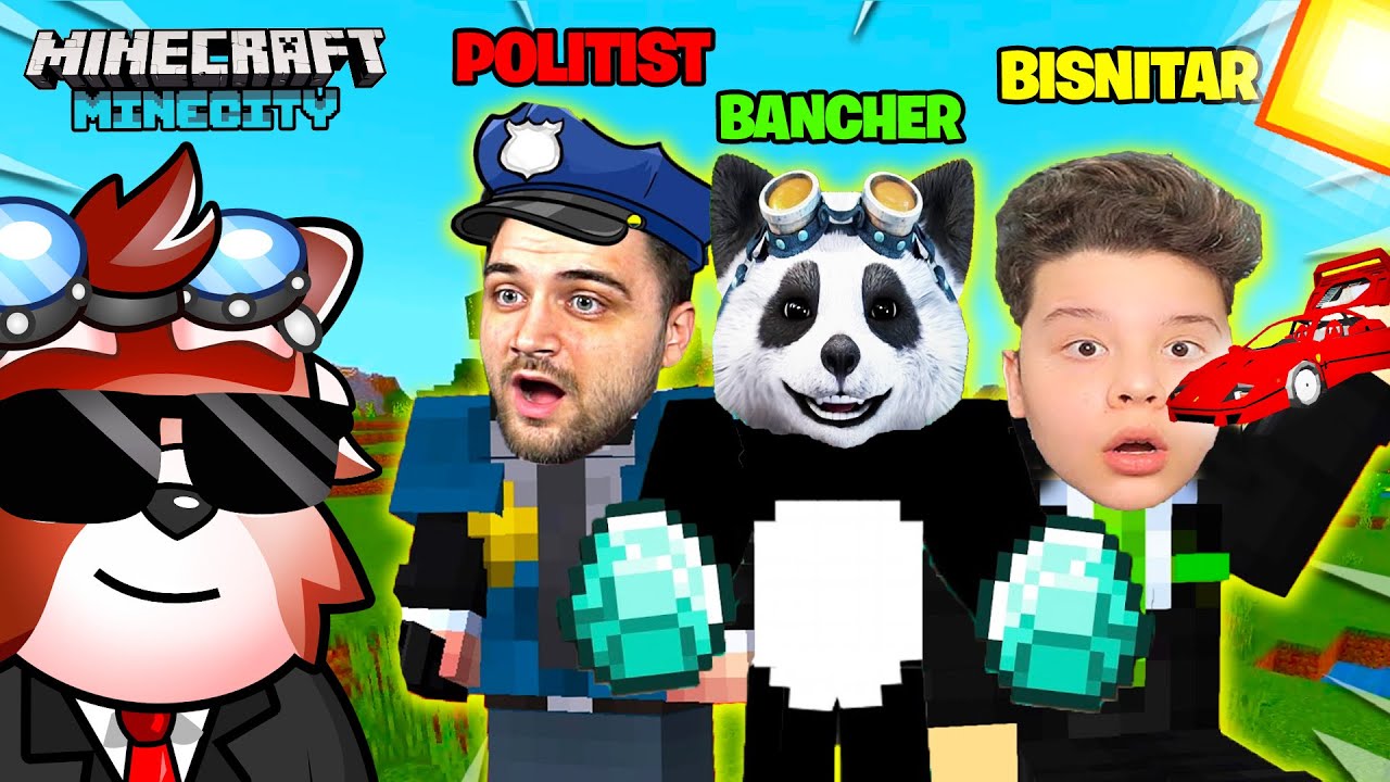 PRIMARUL MINECITY alege POLITISTUL, BANCHERUL SI BISNITARUL