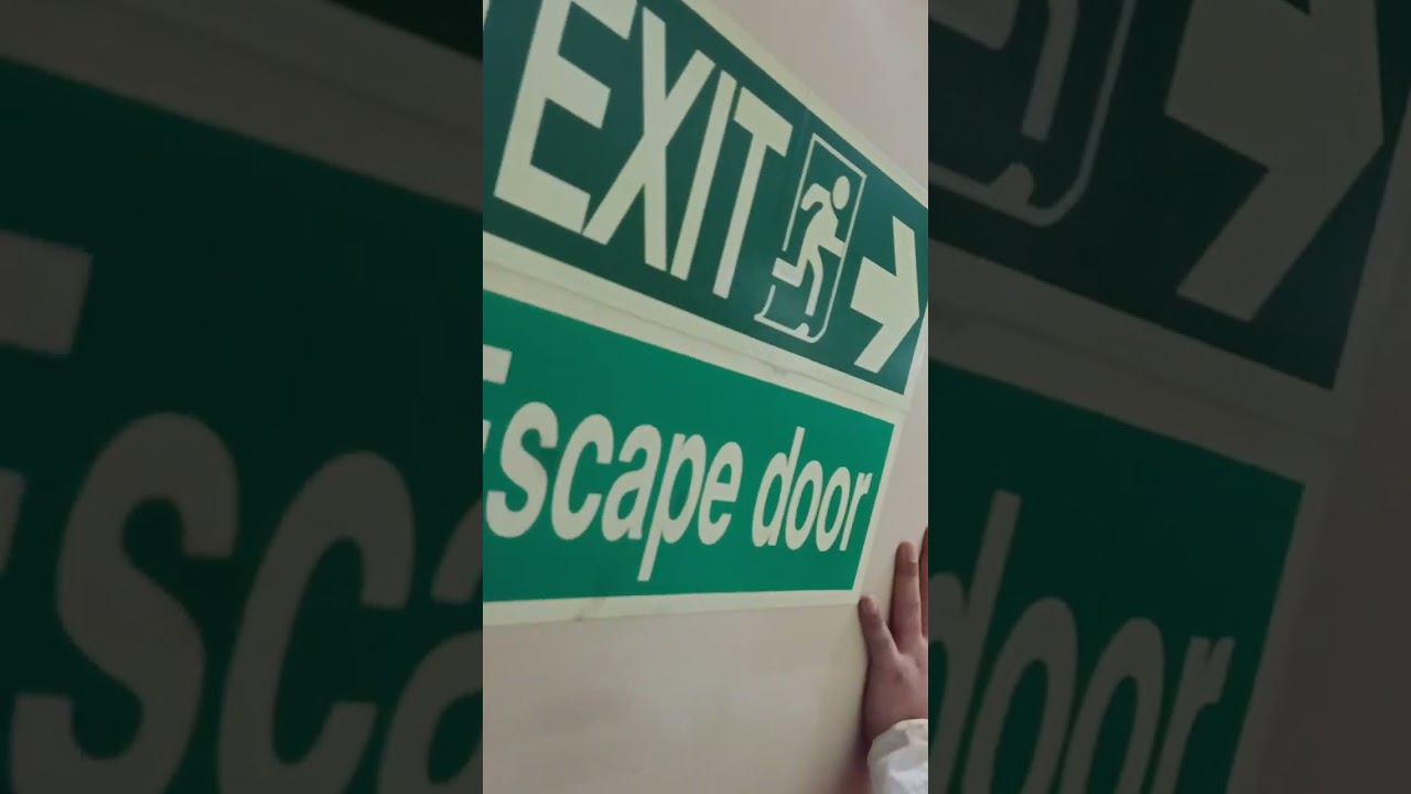 Engine room emergency escape