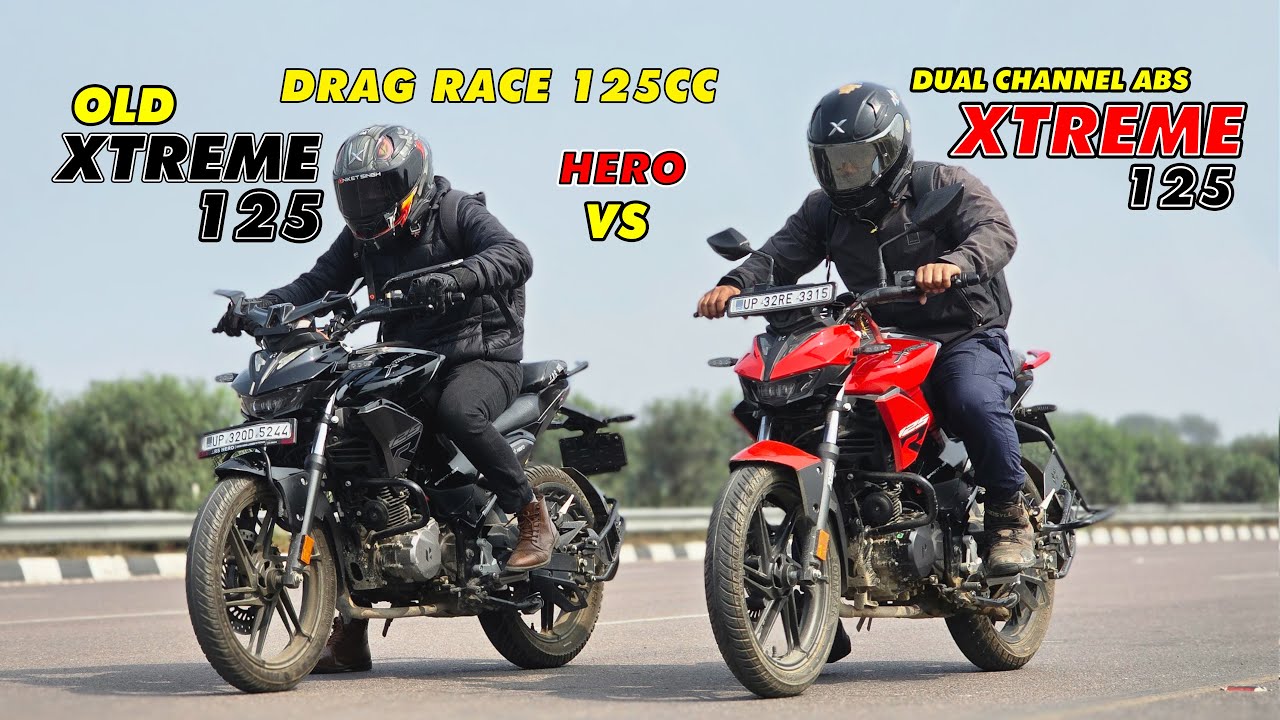 2026 Hero Xtreme 125 Dual Channel ABS vs Old Xtreme 125 🔥 Drag Race | Can the New One Beat the OG?