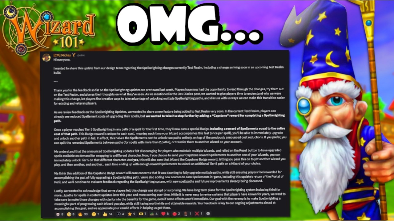 Wizard101 Just RESPONDED To The Spellement DRAMA...