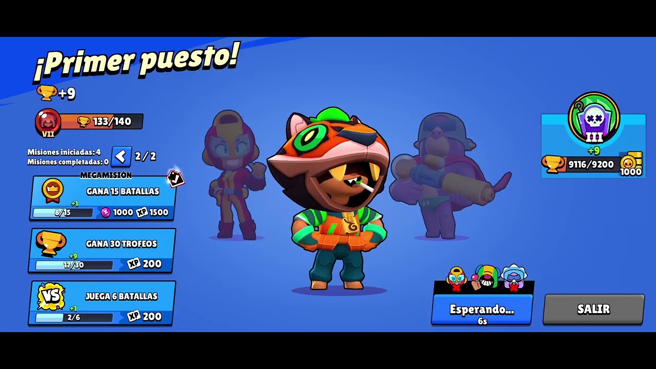 Jugando Brawl Stars 