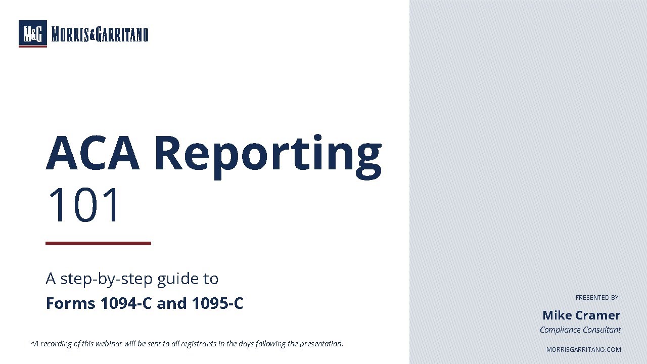 ACA Reporting 101 Webinar 2024