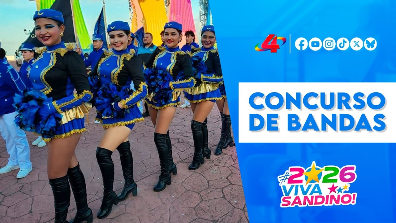 Managua 2026: Gran Concurso de Bandas Rítmicas «Sandino, Luz y Verdad» 🥁