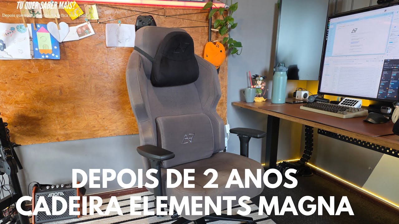 Cadeira Elements Magna depois de 2 anos de uso