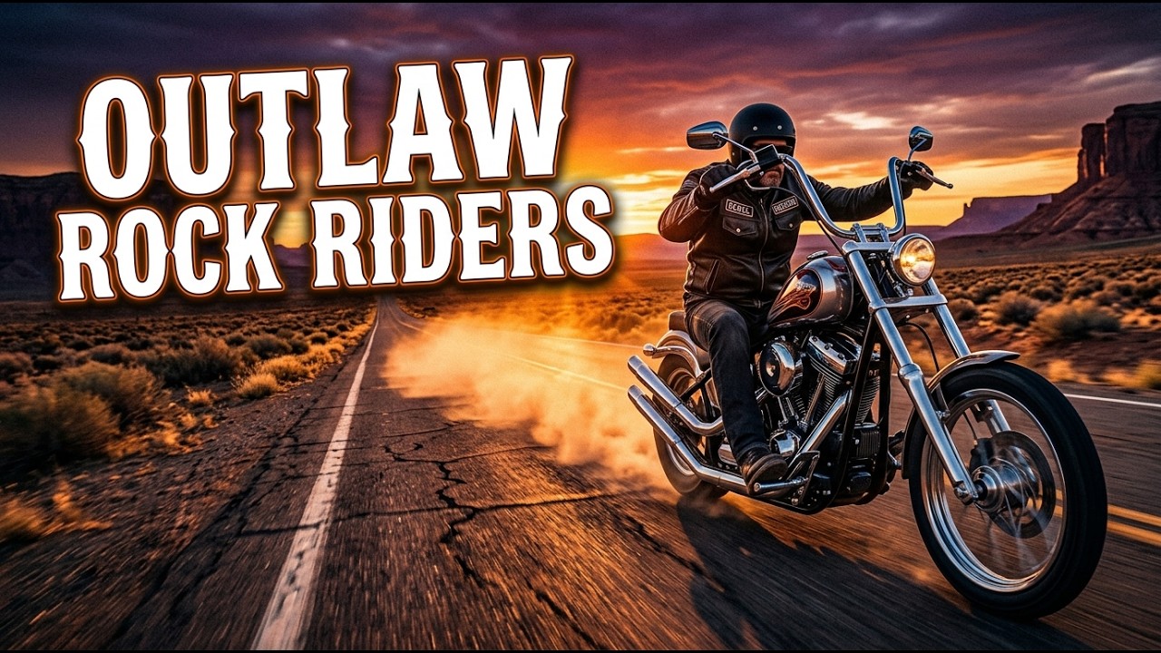 Rebel Biker Rock 🏍️ Outlaw Rock Anthems for Chrome & Steel Highway Rides