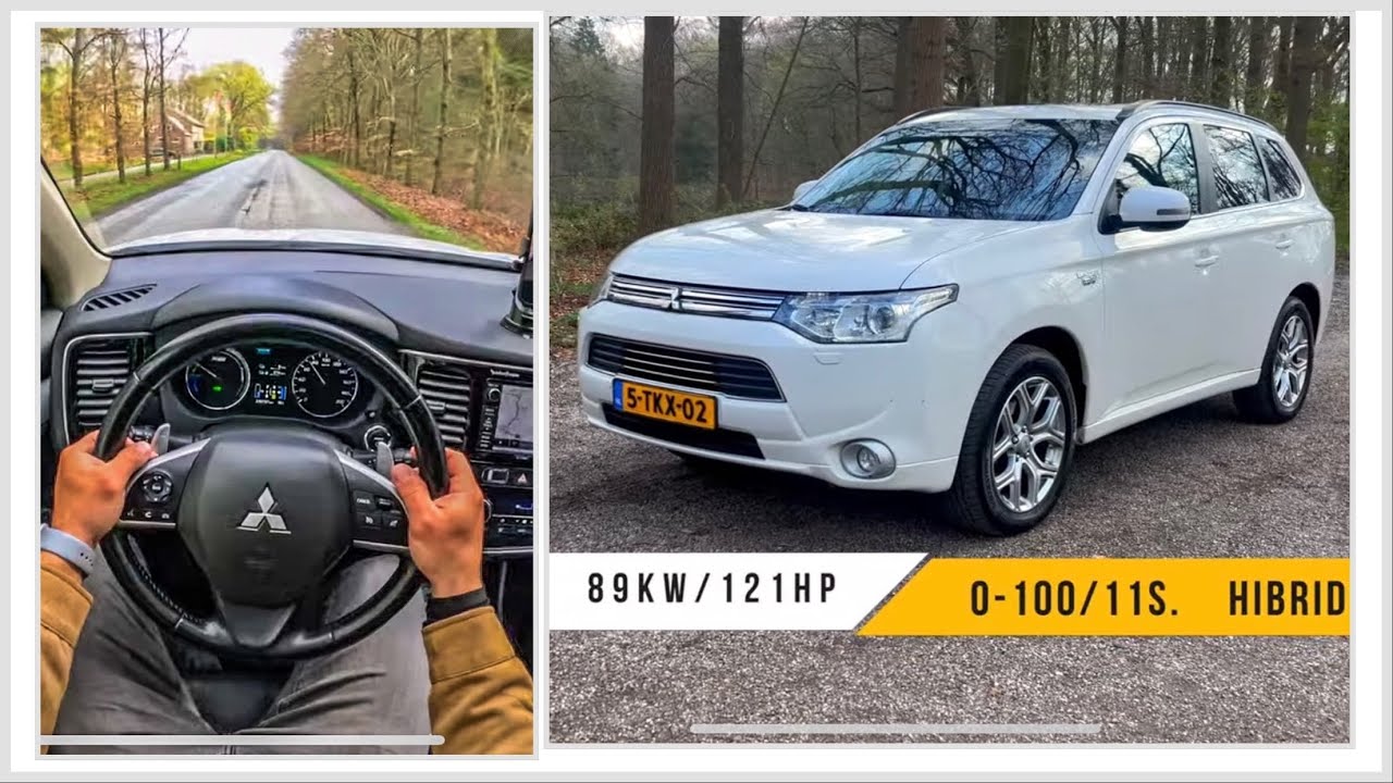 🚦MITSUBISHI OUTLANDER (2014) 2.0 Hybrid / Test Drive 4K