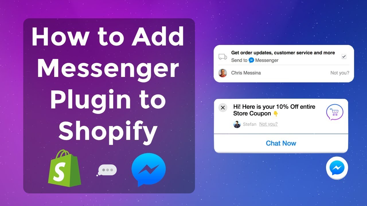 How to Add FB Messenger Plugin to Shopify Store