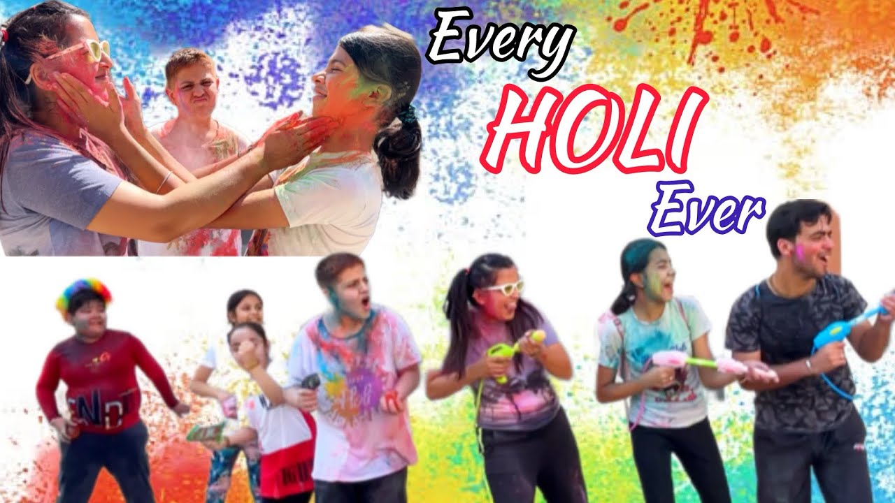 Every Holi Ever | Gully Kids| Childhood Nostalgia| Jagriti Pahwa