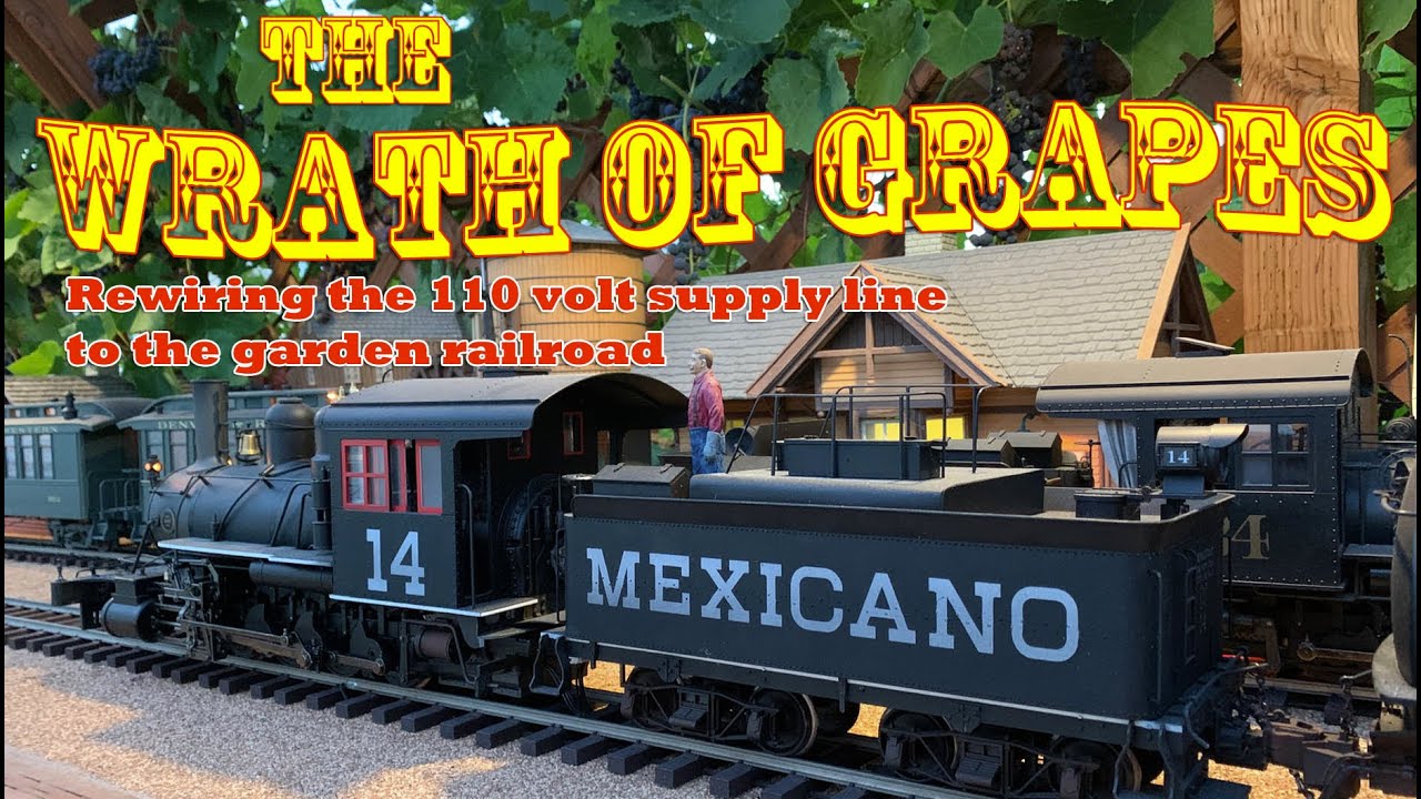 Rewiring the 110 Volt Power to the Garden Railroad - 