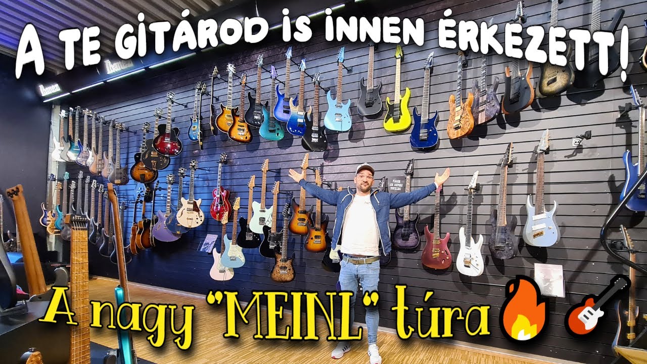 Elugrottam a Meinl főhadiszállásra // Ibanez, Ortega, Meinl 🔥🎸