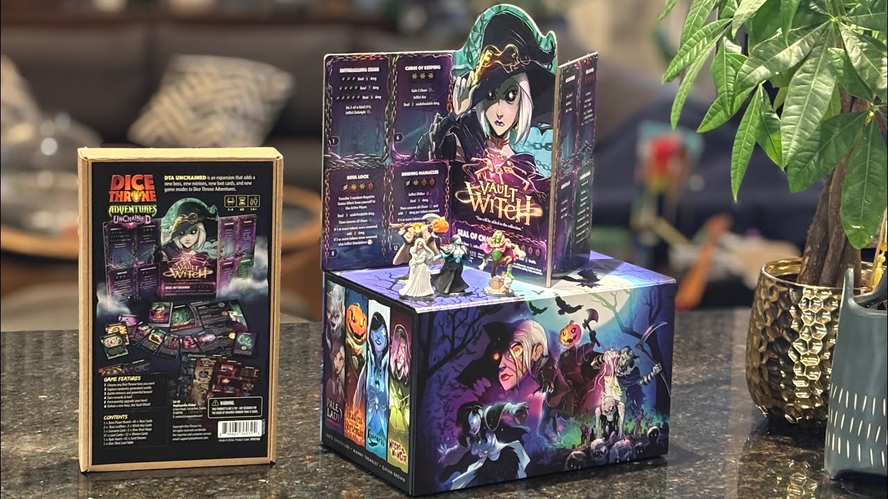 Dice Throne Outcasts Kickstarter and (including DTA Unchained) Unboxing