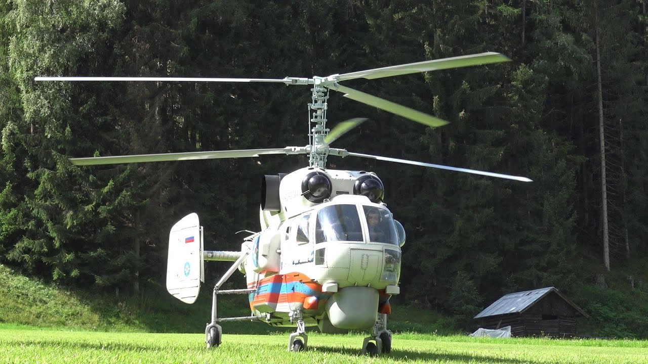 Coaxial RC Turbine Helicopter Kamov KA-32A Russia Heavy Lift Transport Model high detailed