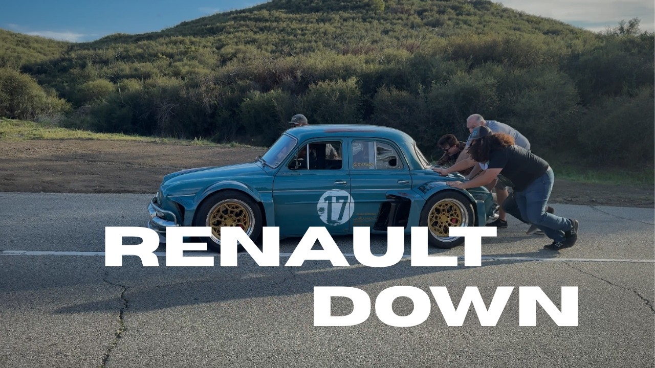 This Renault blew the engine during a canyon run// PCA drive and meet