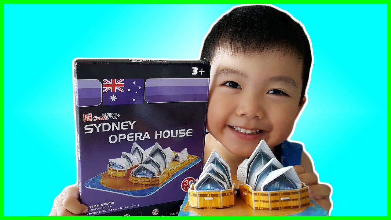 DIY Miniature Sydney Opera House - 3D Puzzle