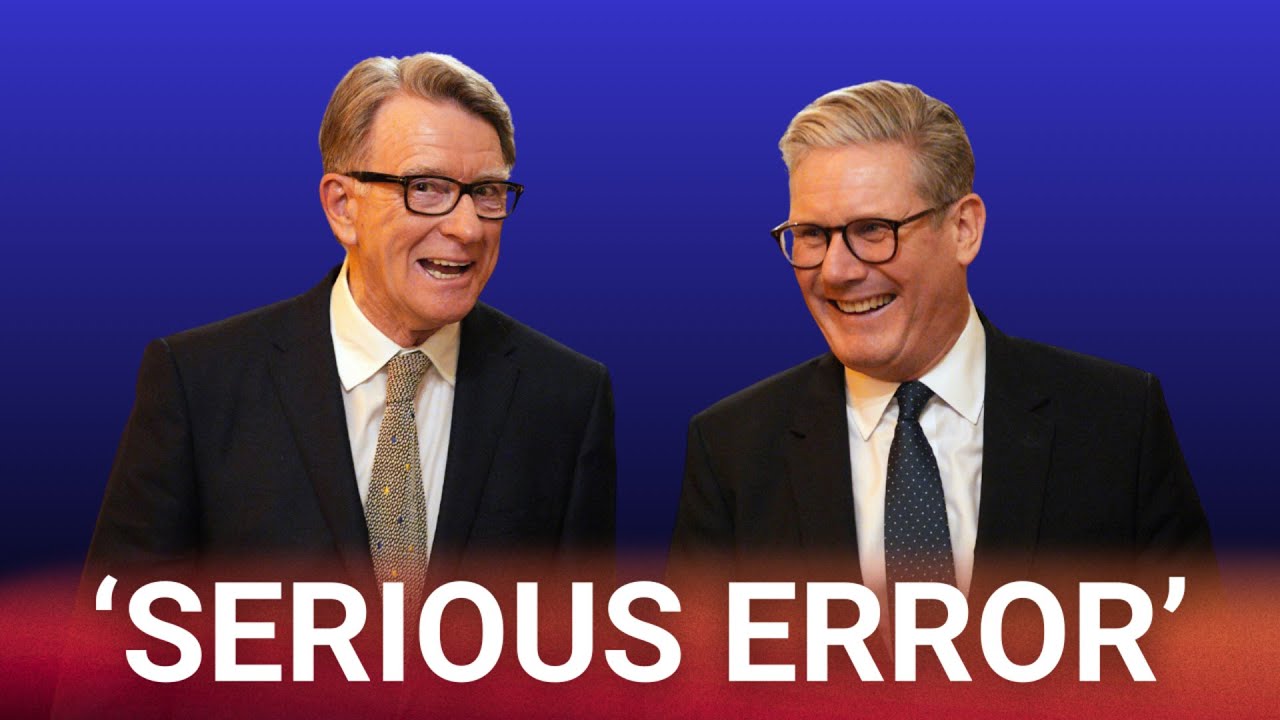 Starmer's 'mistake': UK Prime Minster sinking under Mandelson scandal