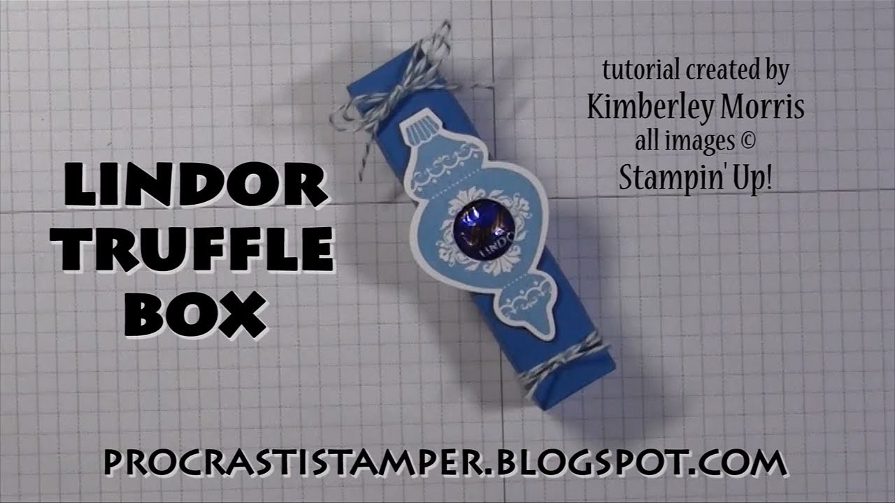 Lindor Truffle Box Tutorial - feat. Stampin' Up! Ornament Keepsakes & Ornament Framelits