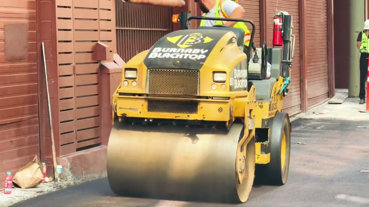 Vancouver downtown Eastside laneway restoration by@BurnabyBlacktop