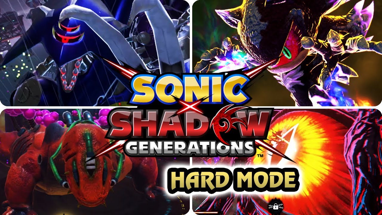 Sonic X Shadow Generations - All Boss Rematch ·S-Rank· | ·No Damage· (Hard)