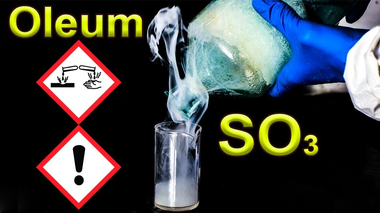 Oleum. Sulfur trioxide SO3. Chemical reactions