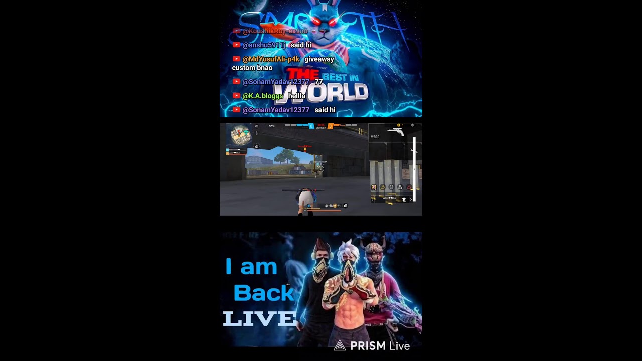 Live streaming of all gamer 0900