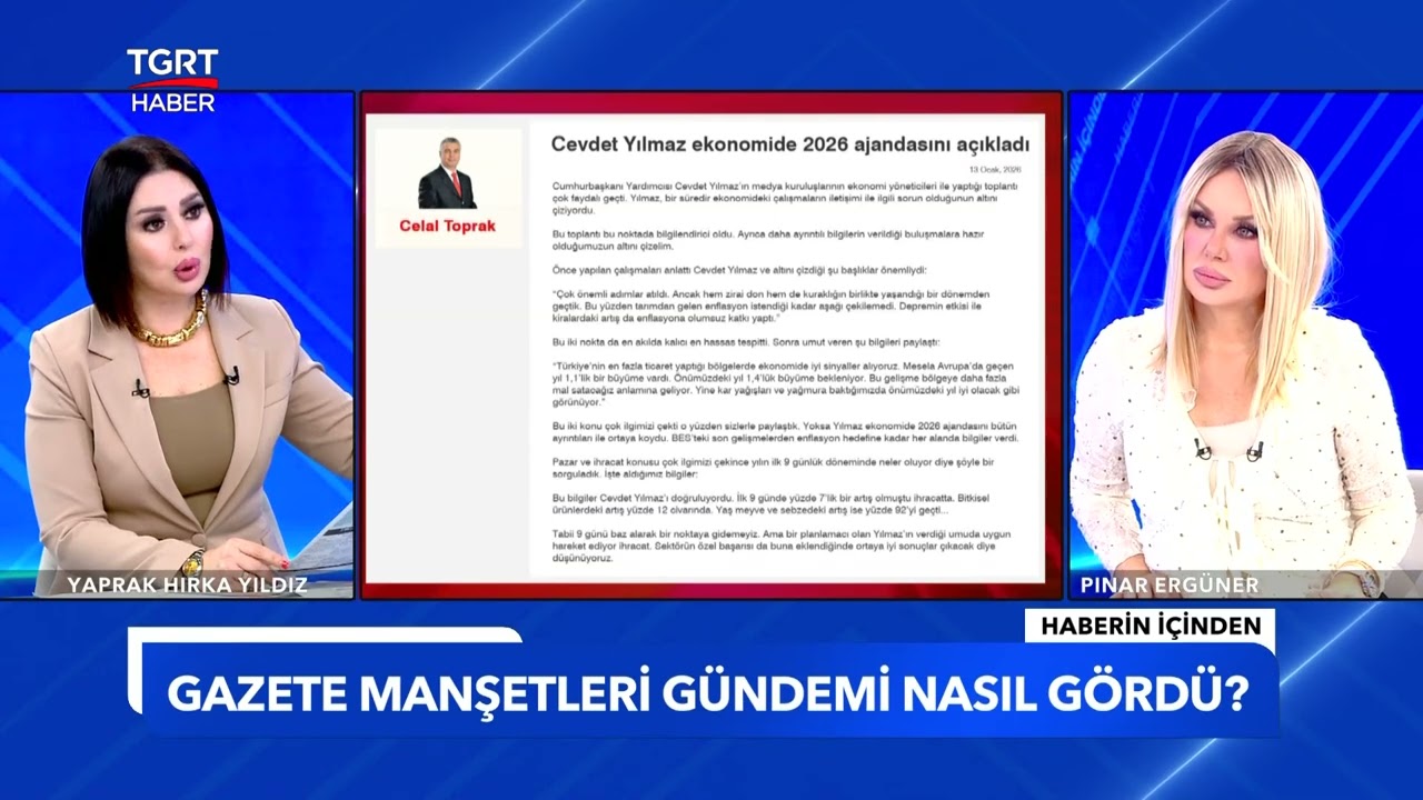 CEVDET YILMAZ EKONOMİDE 2026 AJANDASINI AÇIKLADI