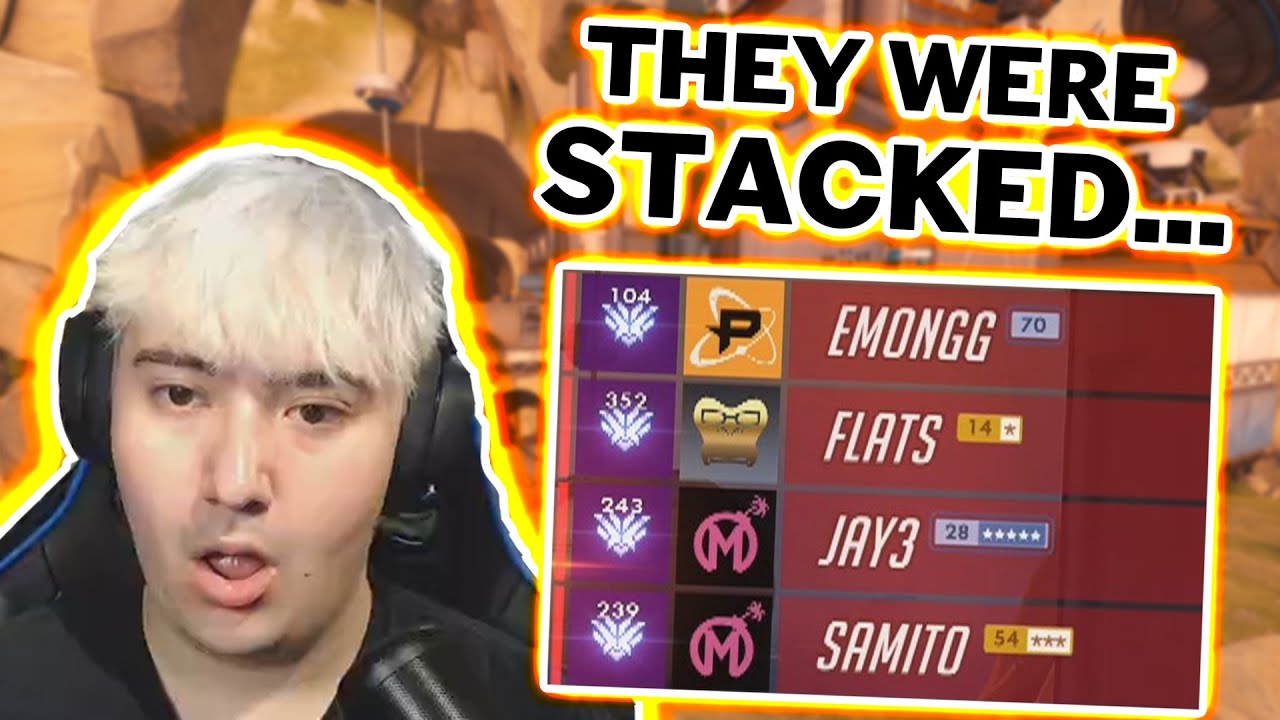 GOING AGAINST A STREAMER TEAM - Overwatch (ft. Samito, Jay3, Emongg, Flats)