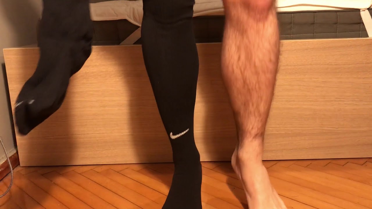Black soccer/football nike socks challange