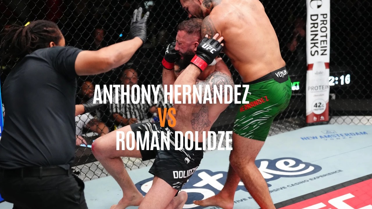 Anthony Hernandez vs Roman Dolidze highlights