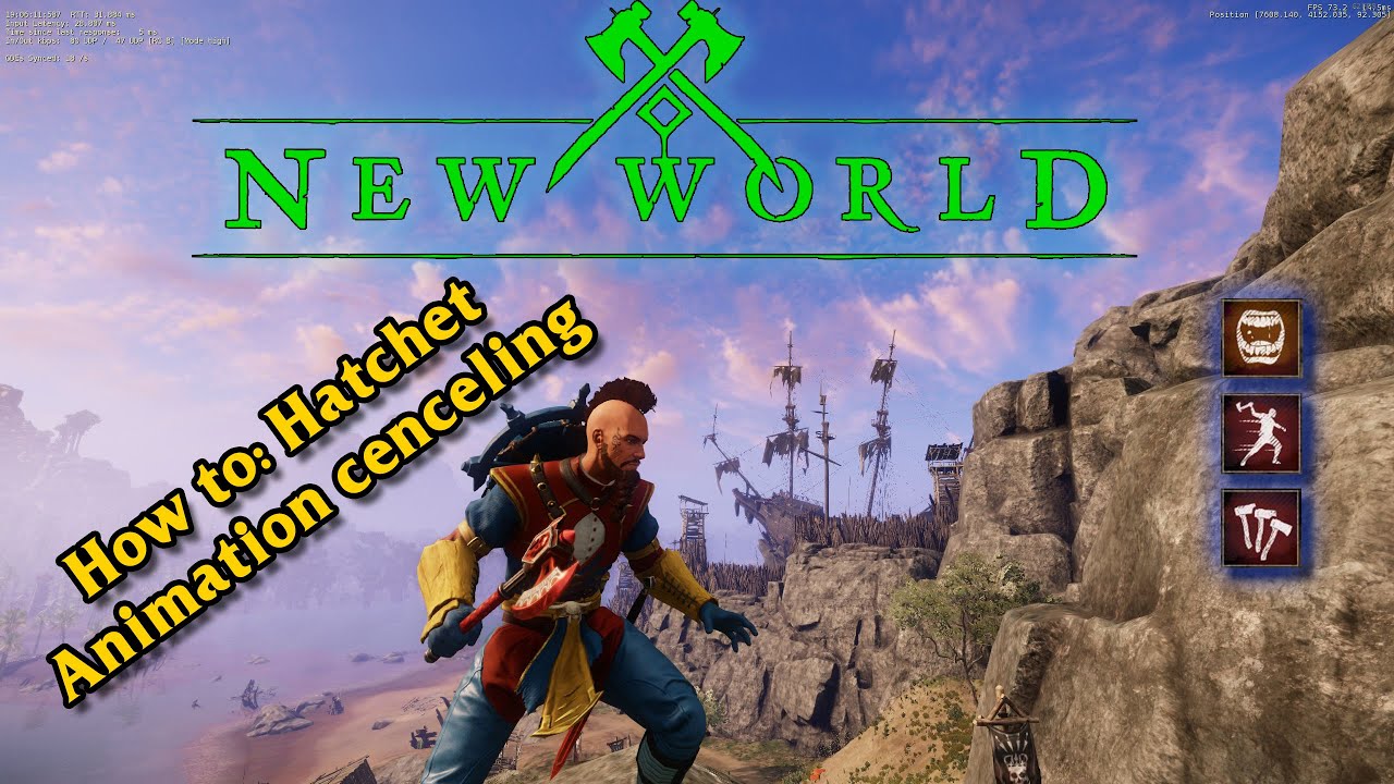 ADVANCED HATCHET animation canceling tricks to become a PvP GOD | New World