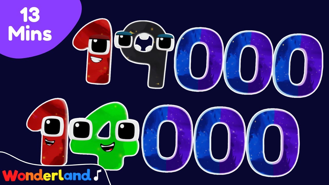 Wonderland Songs: Counting Big Numbers | Thousands Songs | Kids Songs