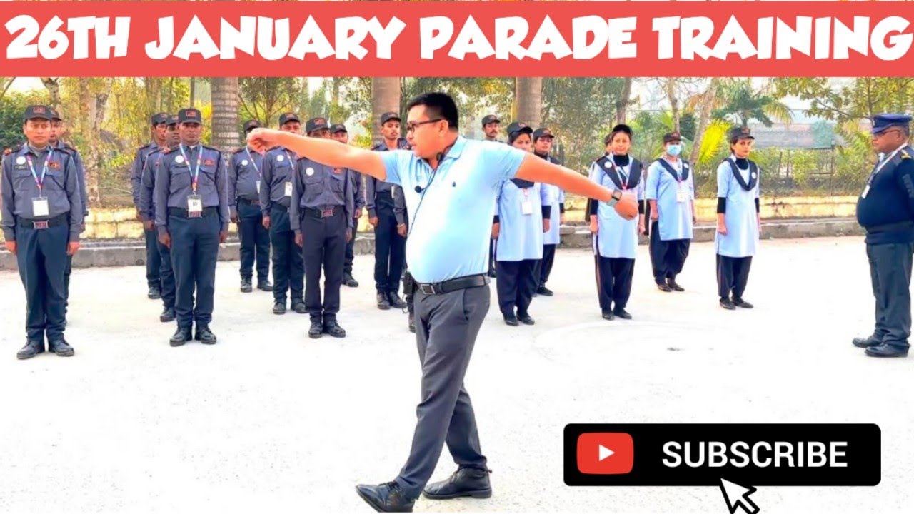 26th January Parade Training II Security March Past Drill II @Saratsingha2024