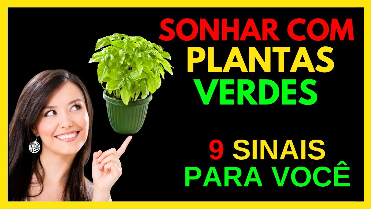 SONHAR COM PLANTAS VERDES - SAIBA J&Aacute; O SIGNIFICADO