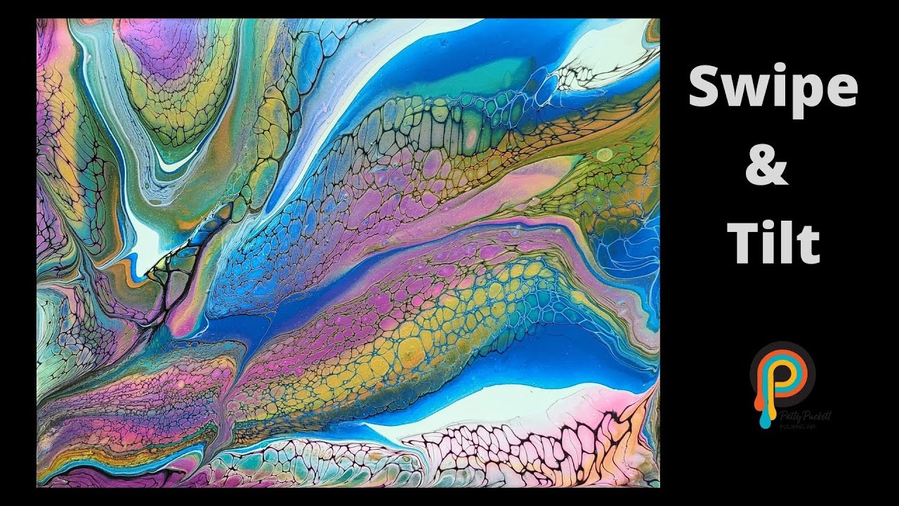 Swipe and Tilt on Photo Paper, Full Coverage 🎨 Shelee swipe - Fluid Art
