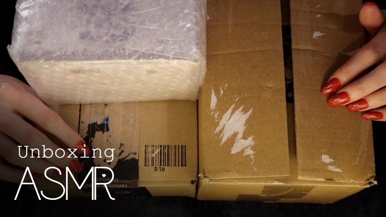 ASMR Amazon MUG haul (🎧 soft spoken, tapping, sleepy cardboard sounds)