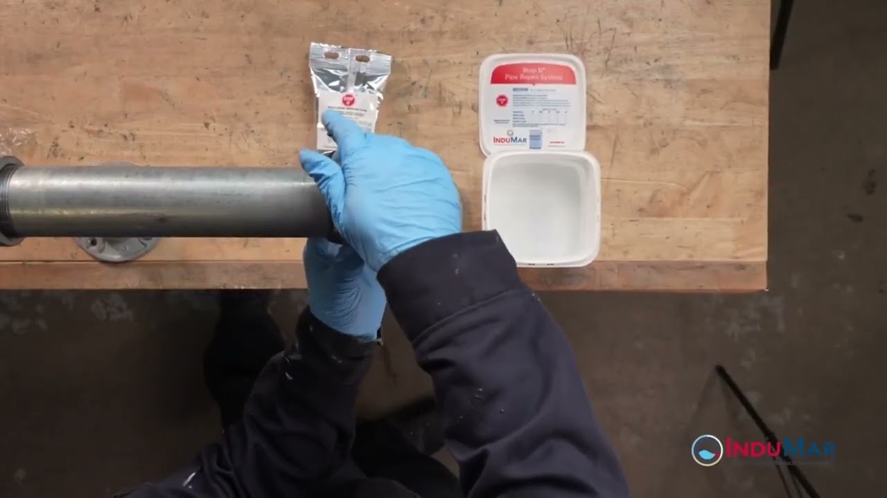 USI GROUPS - Stop It&reg; Pipe Repair Composite Elbow Repair Application