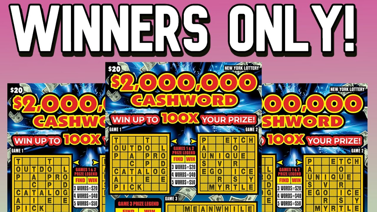 Winners ONLY on $20 Cashwords + $10,000,000 Deluxe | New York Lottery Gameplay