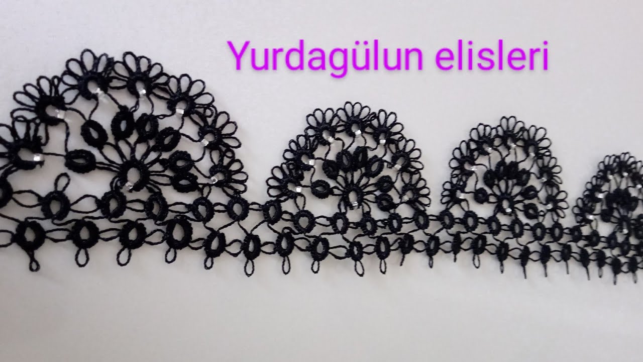 yapımı çok istenen,boncuklu mekik oyası yapımı