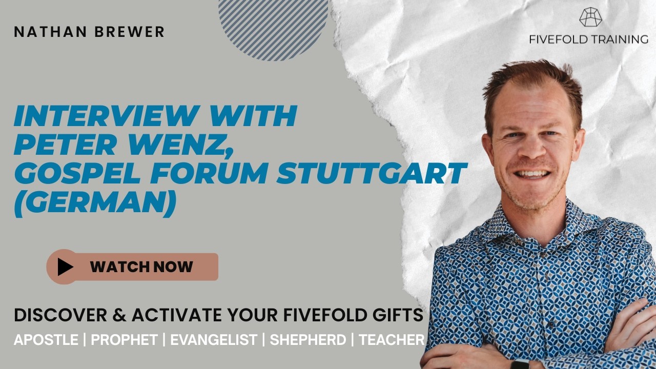 Interview with the Founder & Leader of Gospel Forum Stuttgart, Peter Wenz (Deutsch)