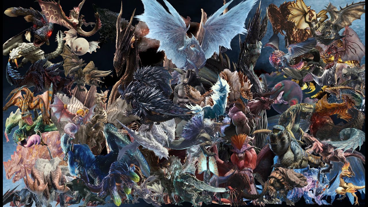 Monster Hunter World Iceborne All Monsters Scenes